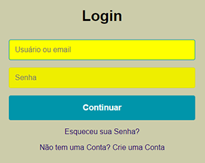 Formulrio de Login